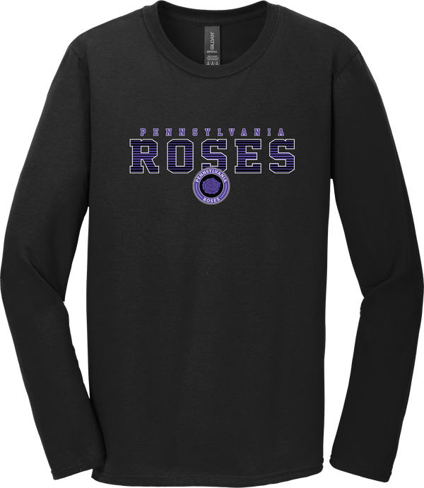 PA Roses Softstyle Long Sleeve T-Shirt