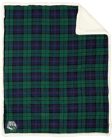 Woodbridge Wolfpack Flannel Sherpa Blanket